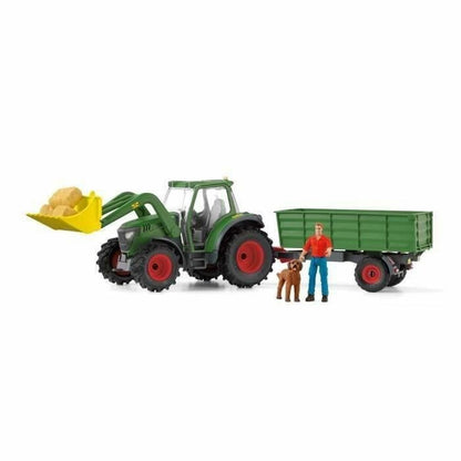 Figura îmbinată Schleich Tracteur avec remorque - Jucarii si jocuri, Păpuși și figurine