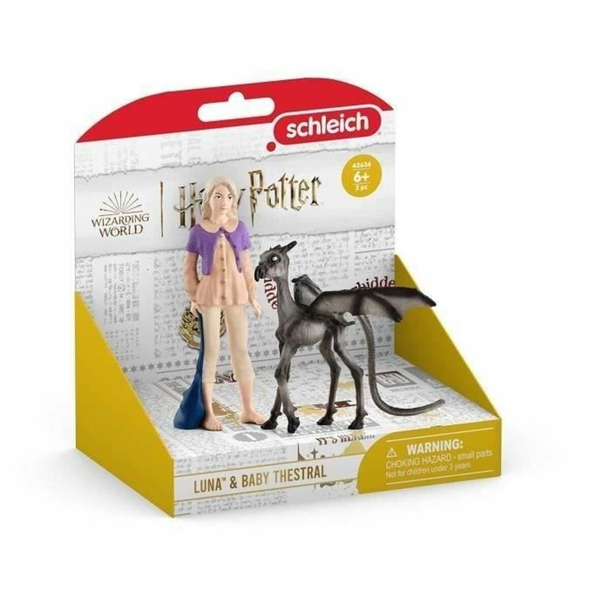 Figurine de Acțiune Schleich Luna Lovegood & Baby Thestral Modern - Jucarii si jocuri, Păpuși și figurine
