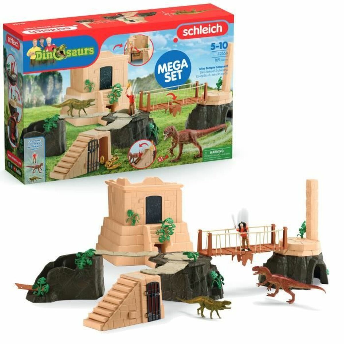 Playset Schleich Great Conquest of the Lost Temple - Jucarii si jocuri, Păpuși și figurine