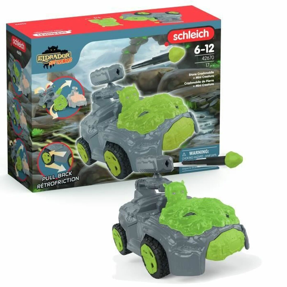 Playset Schleich Pierre's Crashmobile 17 Piese - Jucarii si jocuri, Păpuși și figurine
