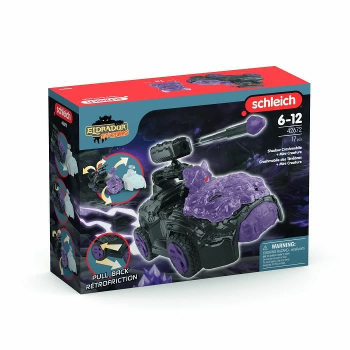 Playset Schleich Dark Crashmobile with Mini Creature 17 Piese - Jucarii si jocuri, Păpuși și figurine