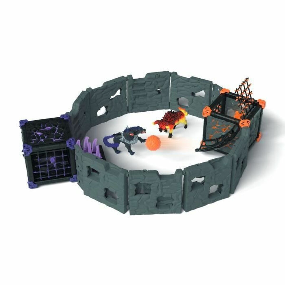 Playset Schleich BattleCave Arena Lava vs Darkness - Jucarii si jocuri, Păpuși și figurine