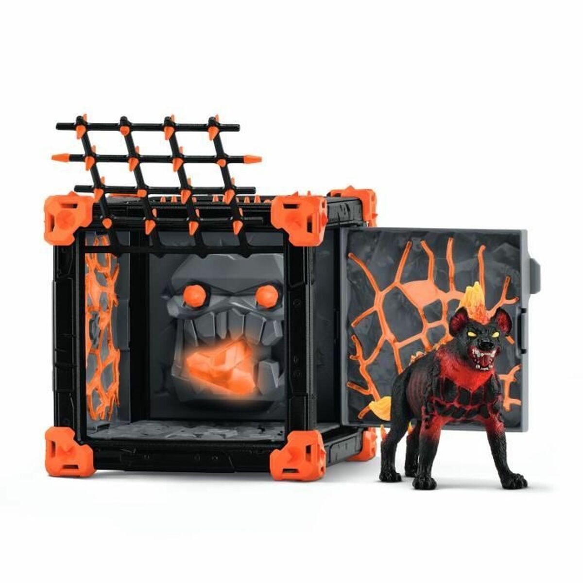 Playset Schleich BattleCave Lava Hyena - Jucarii si jocuri, Păpuși și figurine