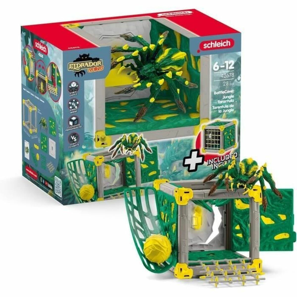 Playset Schleich BattleCave Jungle Tarantula - Jucarii si jocuri, Păpuși și figurine