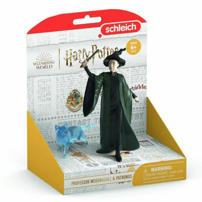 Figurină Harry Potter Sleich 42682 Professor McGonagall and her Patronus - Jucarii si jocuri, Păpuși și figurine