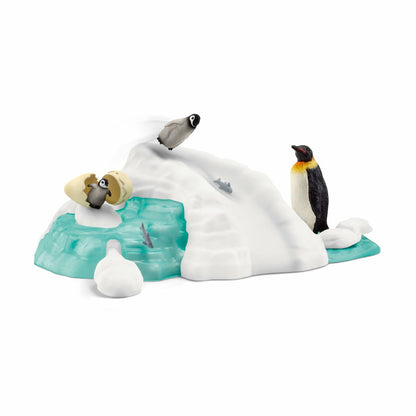 Playset Schleich Penguin Family on the Ice Floe - Jucarii si jocuri, Păpuși și figurine