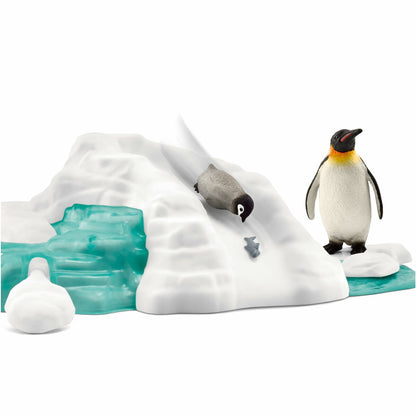 Playset Schleich Penguin Family on the Ice Floe - Jucarii si jocuri, Păpuși și figurine