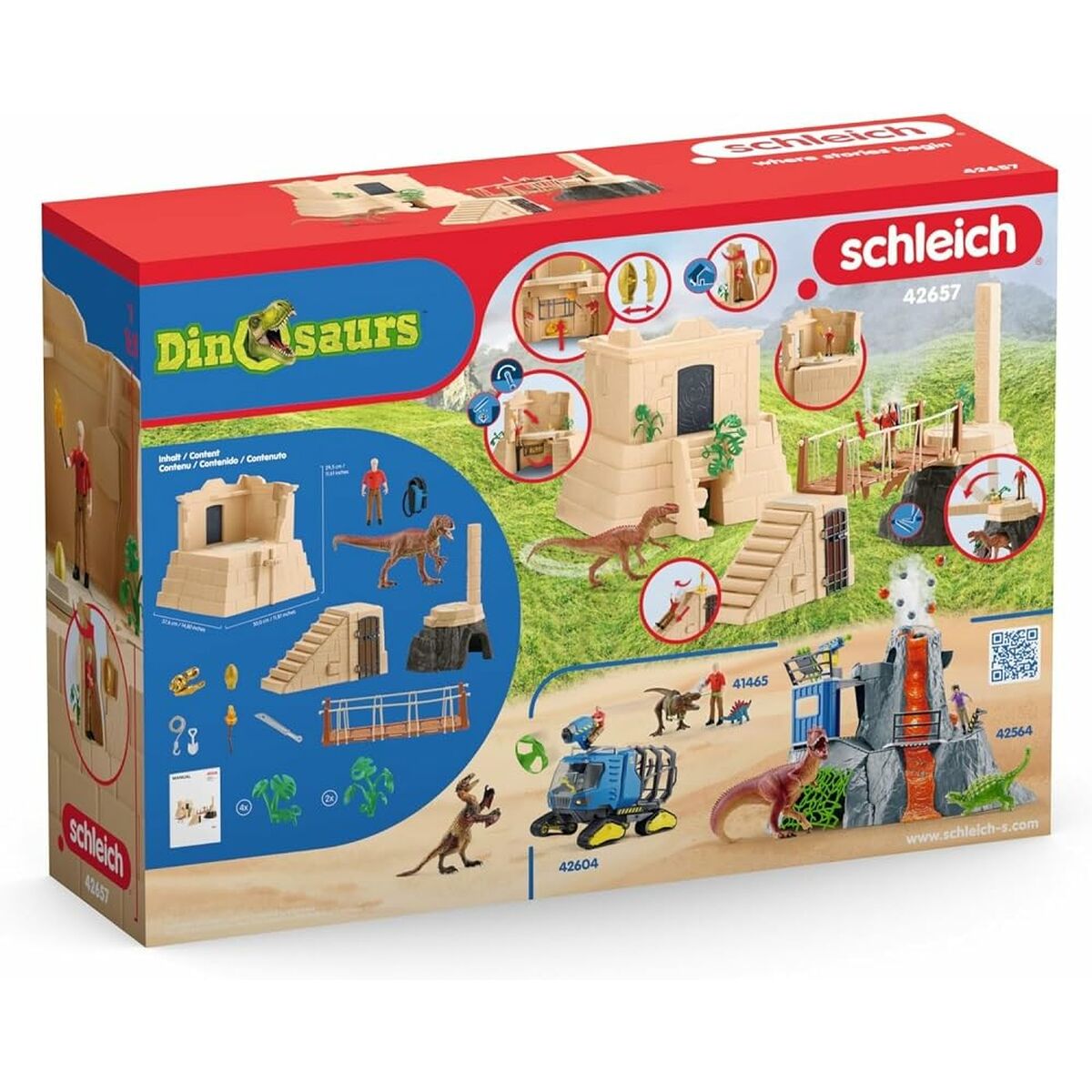 Playset Schleich Lost Temple Adventures - Jucarii si jocuri, Păpuși și figurine