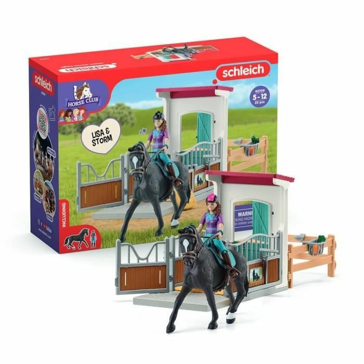 Playset Schleich Horse Club 25 x 10 x 19 cm 8 x 24 x 19 cm 32 Piese - Jucarii si jocuri, Păpuși și figurine