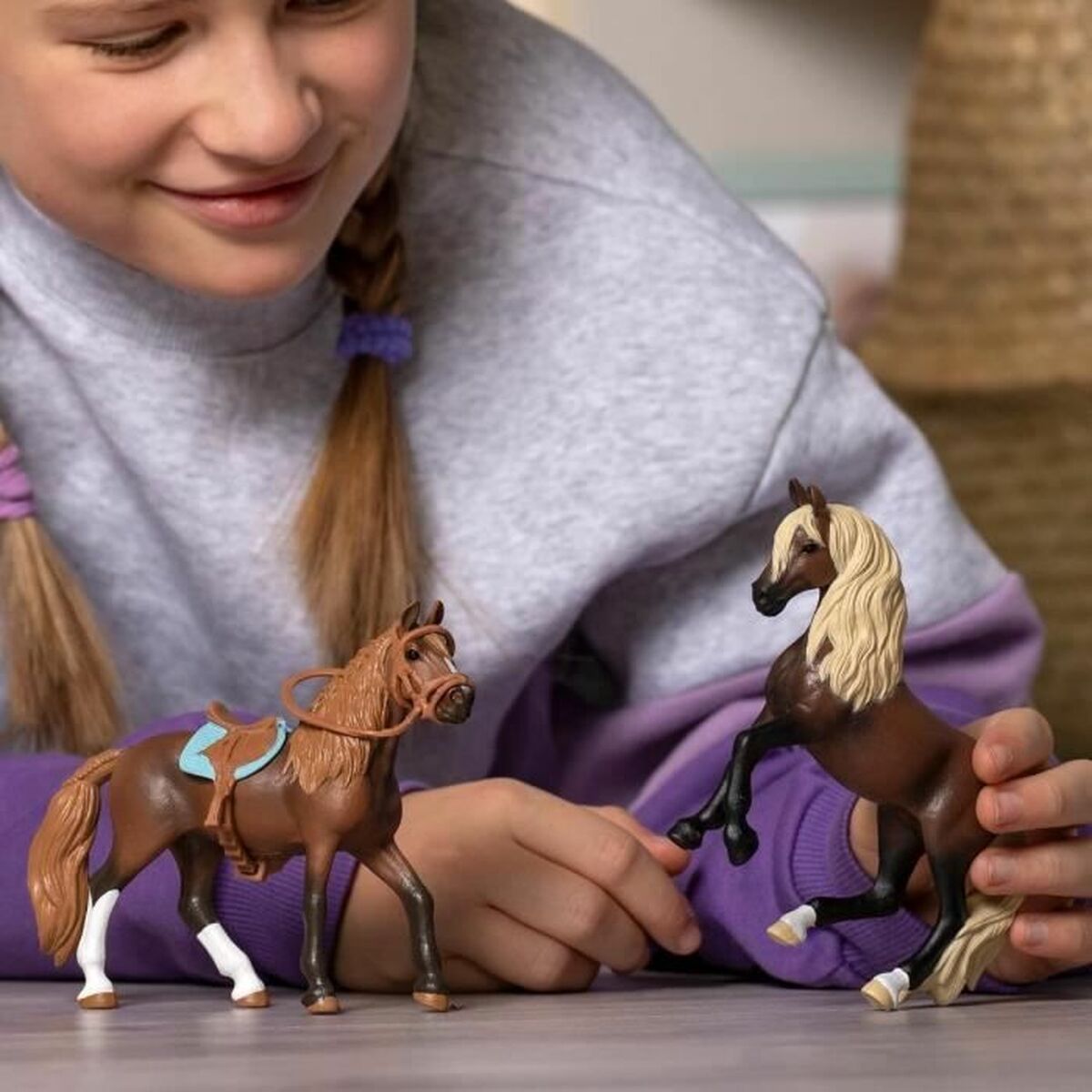 Playset Schleich Horse Club 4 Piese - Jucarii si jocuri, Păpuși și figurine