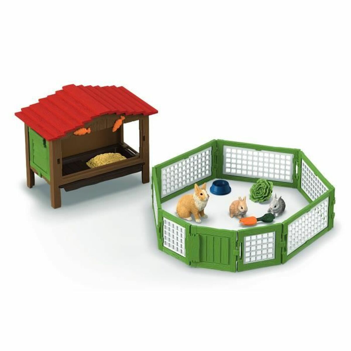 Playset Schleich Rabbit Hutch Set - Jucarii si jocuri, Păpuși și figurine