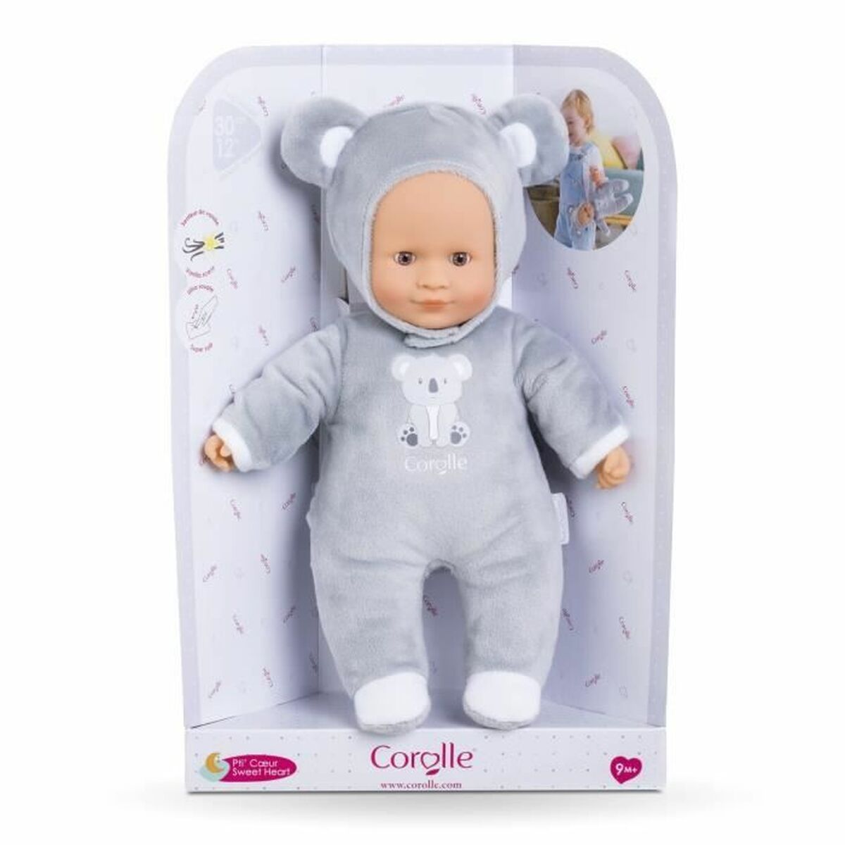 Păpușă Bebe Corolle 30 cm Gri - Jucarii si jocuri, Păpuși și accesorii
