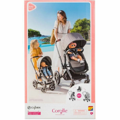 Cărucior pentru Păpuși Corolle Cybex 3 in1 Pram (62 x 70 x 40,5 cm) - Jucarii si jocuri, Păpuși și accesorii