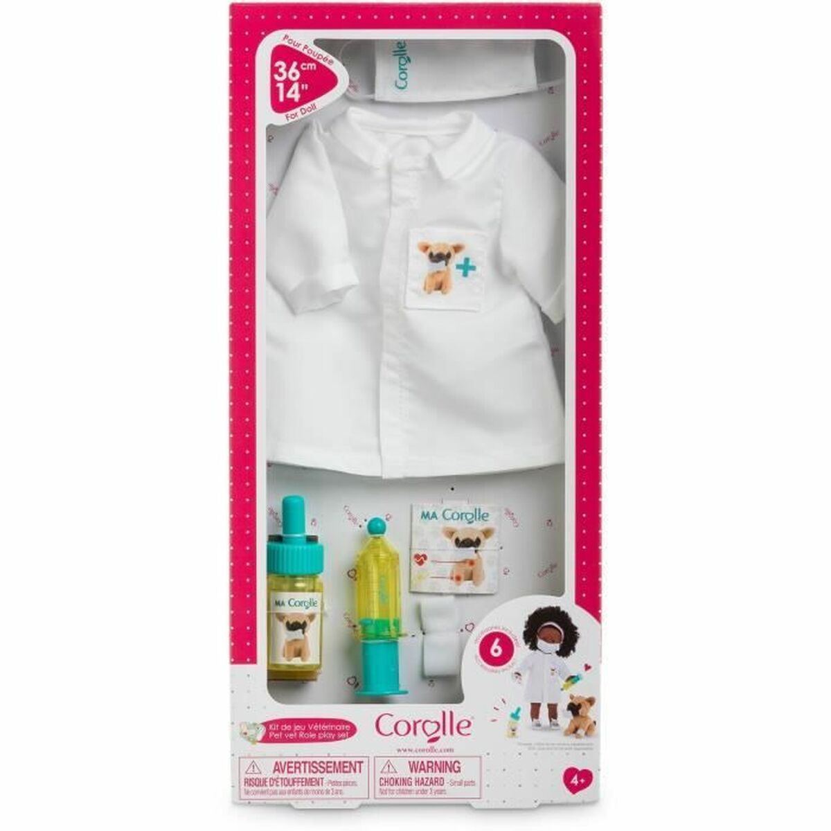 Accesorii pentru papusi Corolle Veterinarian Play Kit - Jucarii si jocuri, Păpuși și accesorii