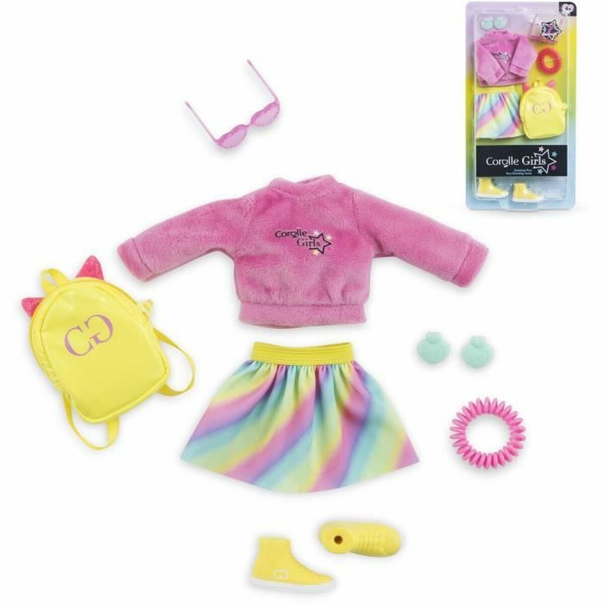 Accesorii pentru papusi Corolle Fluo dressing room - Jucarii si jocuri, Păpuși și accesorii