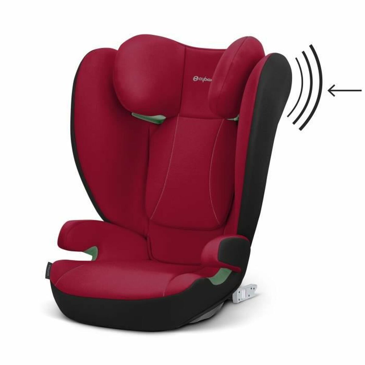 Scaun Auto Cybex Solution B i-Fix Roșu II (15-25 kg) ECE R129/04 - Bebelus, Scaune auto și accesorii