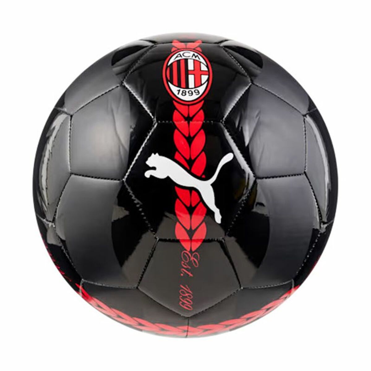 Minge de Fotbal Puma AC Milan Prematch Ball Negru Mărimea 5 - Sport și în aer liber, Fotbal