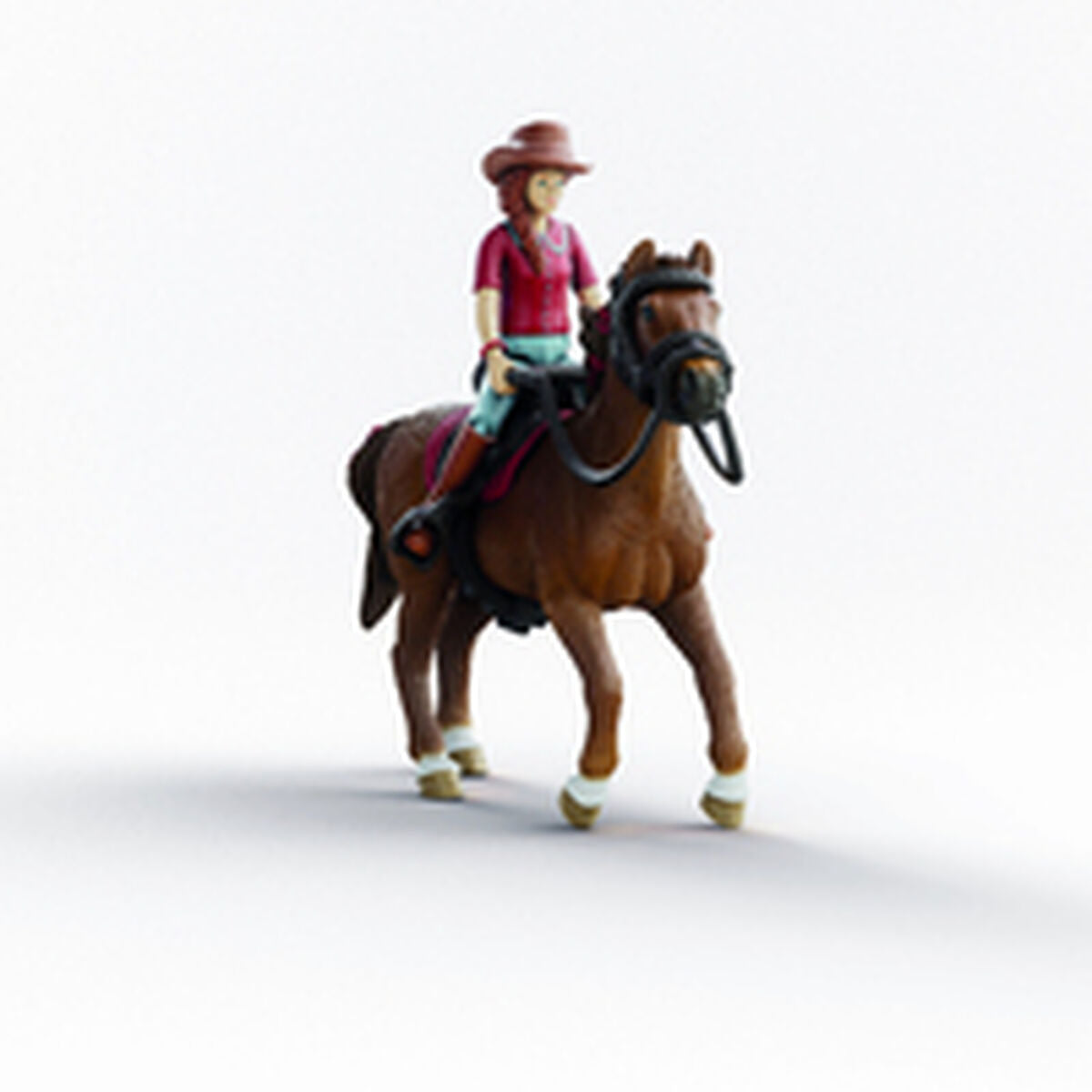 Playset Schleich Horse Club 42711 Hannah & Cayenne - Jucarii si jocuri, Păpuși și figurine
