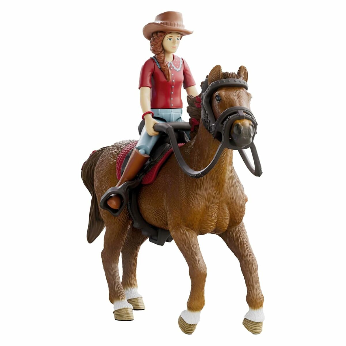 Playset Schleich Horse Club 42711 Hannah & Cayenne - Jucarii si jocuri, Păpuși și figurine