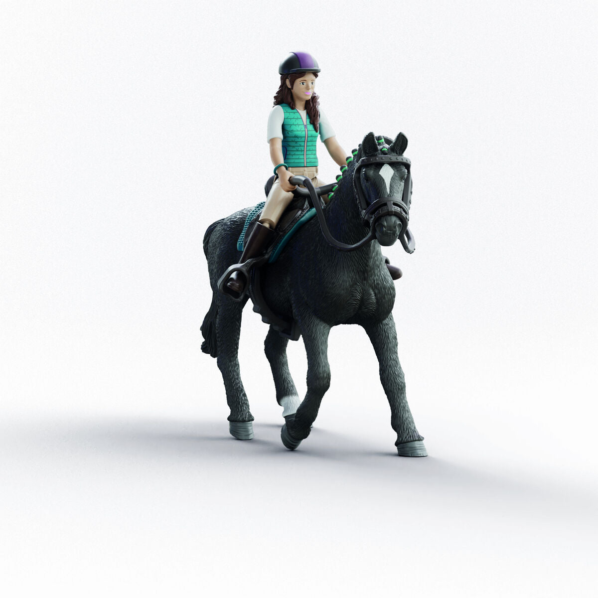 Playset Schleich Horse Club 42712 Lisa & Storm - Jucarii si jocuri, Păpuși și figurine