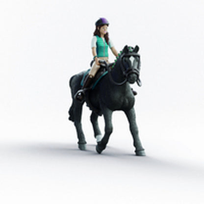Playset Schleich Horse Club 42712 Lisa & Storm - Jucarii si jocuri, Păpuși și figurine