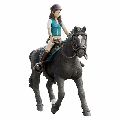 Playset Schleich Horse Club 42712 Lisa & Storm - Jucarii si jocuri, Păpuși și figurine