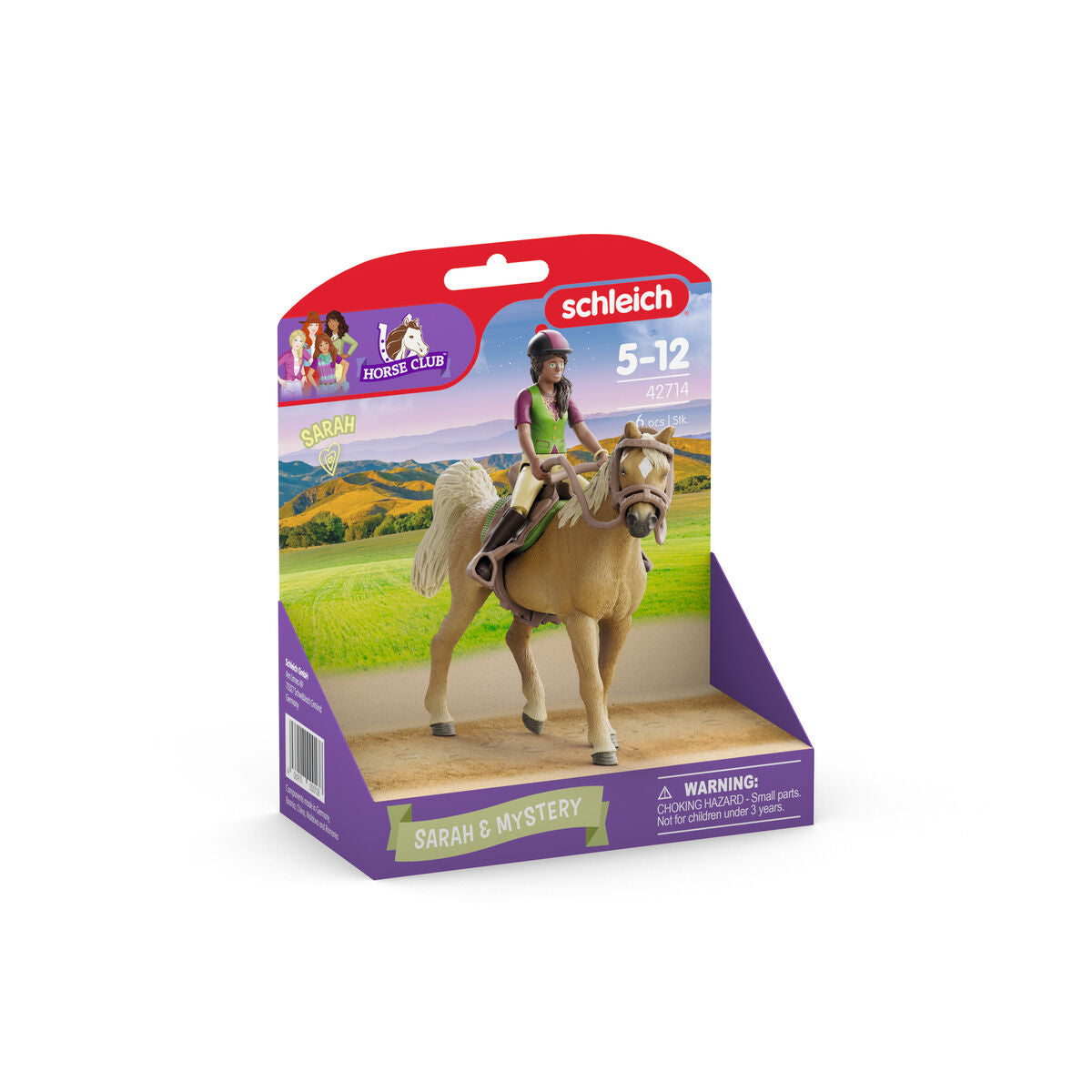 Playset Schleich 42714 Sarah & Mystery 6 Piese - Jucarii si jocuri, Păpuși și figurine