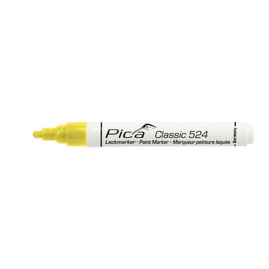 Marker permanent Pica Classic Galben - Birou și papetărie, Pixuri, creioane și articole de scris
