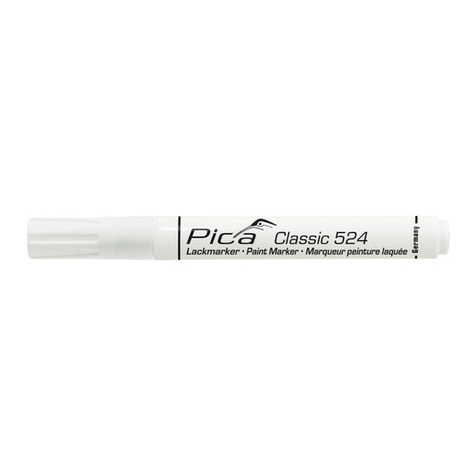 Marker permanent Pica Classic Alb - Birou și papetărie, Pixuri, creioane și articole de scris