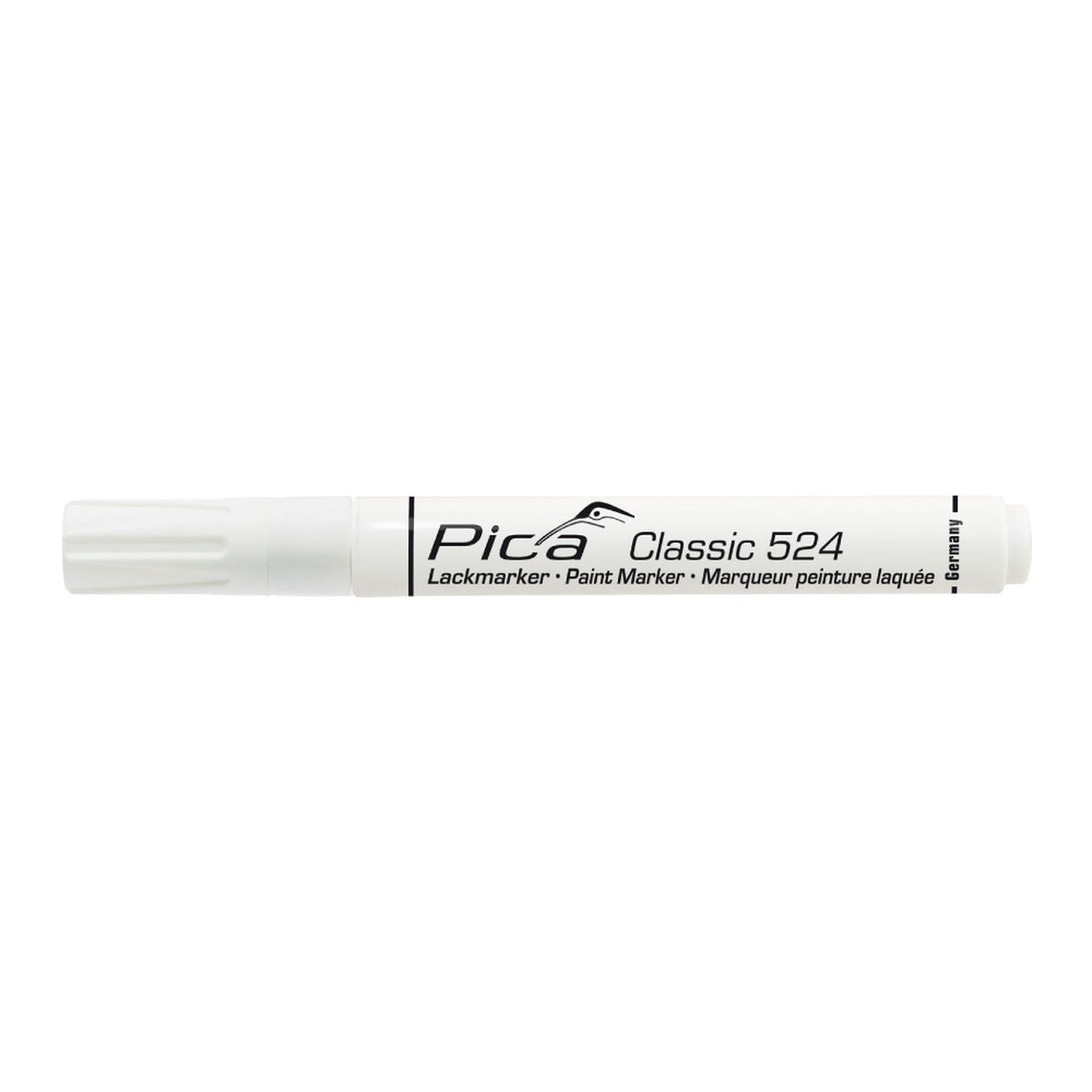 Marker permanent Pica Classic Alb - Birou și papetărie, Pixuri, creioane și articole de scris