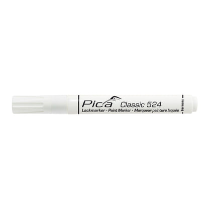 Marker permanent Pica Classic Alb - Birou și papetărie, Pixuri, creioane și articole de scris