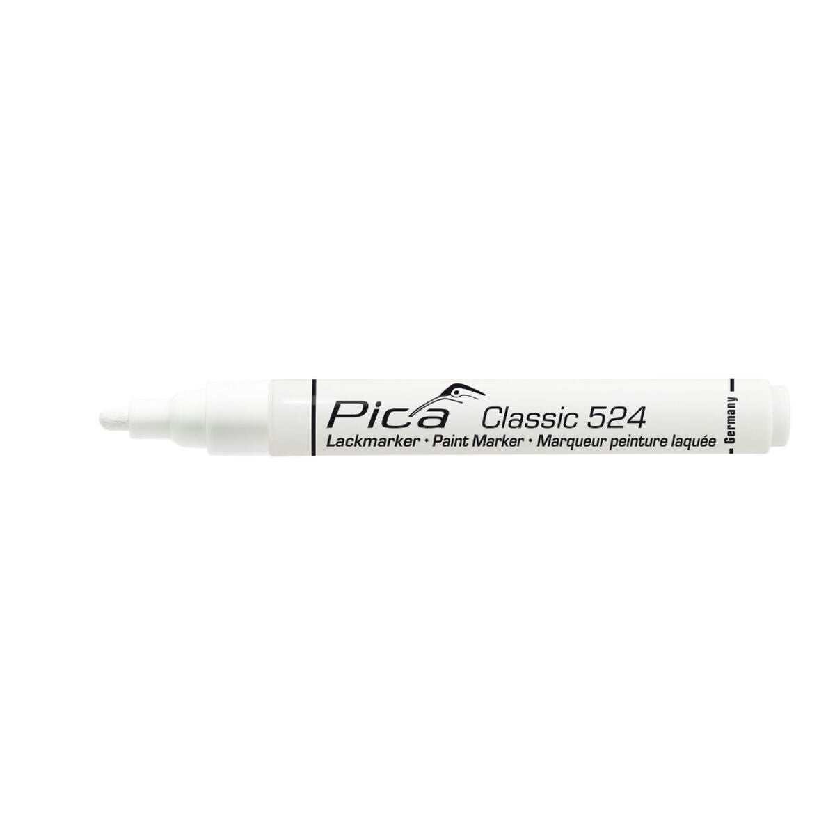 Marker permanent Pica Classic Alb - Birou și papetărie, Pixuri, creioane și articole de scris