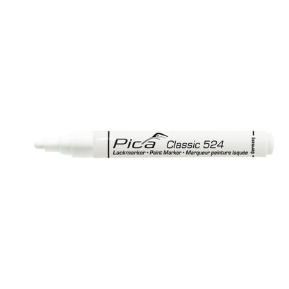 Marker permanent Pica Classic Alb - Birou și papetărie, Pixuri, creioane și articole de scris