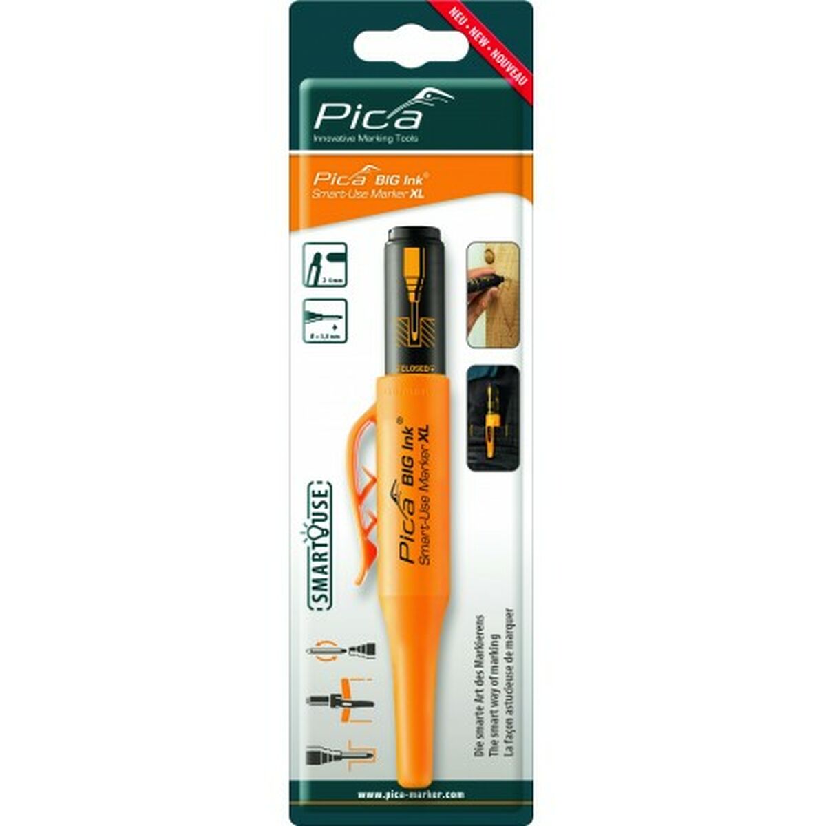 Marker Pica BIG Ink XL Negru - Birou și papetărie, Pixuri, creioane și articole de scris