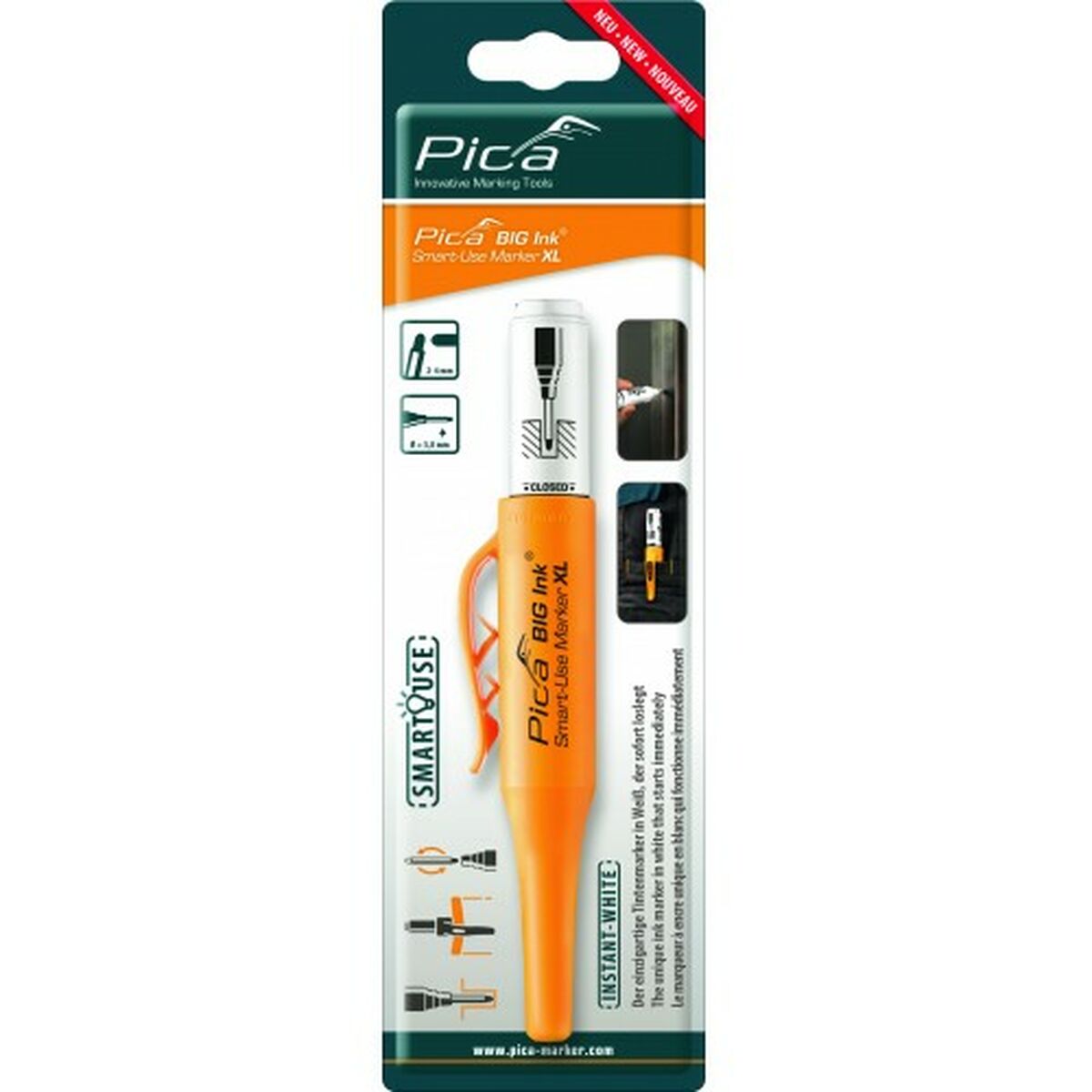 Marker Pica BIG Ink XL Alb - Birou și papetărie, Pixuri, creioane și articole de scris