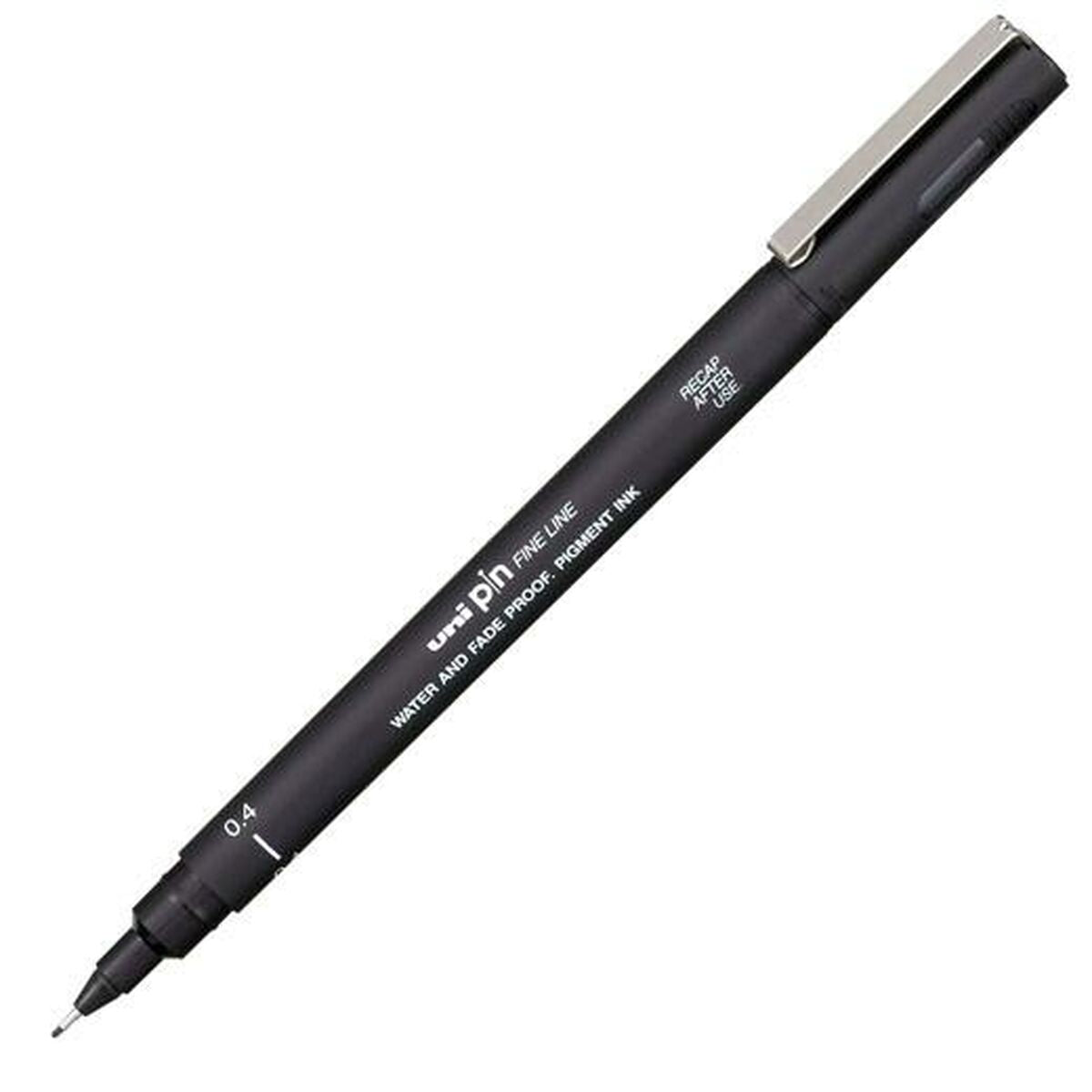 Marker permanent Uni-Ball PIN04-200(S) Negru 12 Piese - Birou și papetărie, Pixuri, creioane și articole de scris