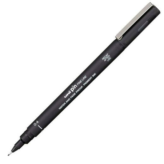 Marker permanent Uni-Ball PIN04-200(S) Negru 12 Piese - Birou și papetărie, Pixuri, creioane și articole de scris