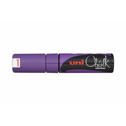 Markere cu cretă lichidă Uni-Ball PWE-8K Violet (6 Piese) (6 Unități) - Birou și papetărie, Pixuri, creioane și articole de scris