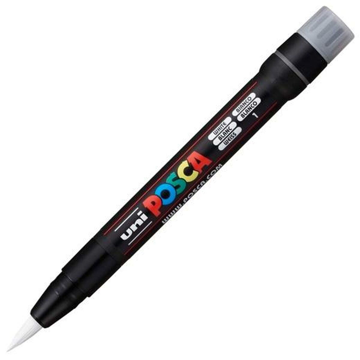 Carioci POSCA PCF-350 Alb (5 Unități) - Birou și papetărie, Pixuri, creioane și articole de scris