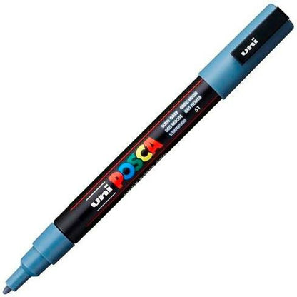 Marker POSCA PC-3M Gri închis (6 Unități) - Birou și papetărie, Pixuri, creioane și articole de scris