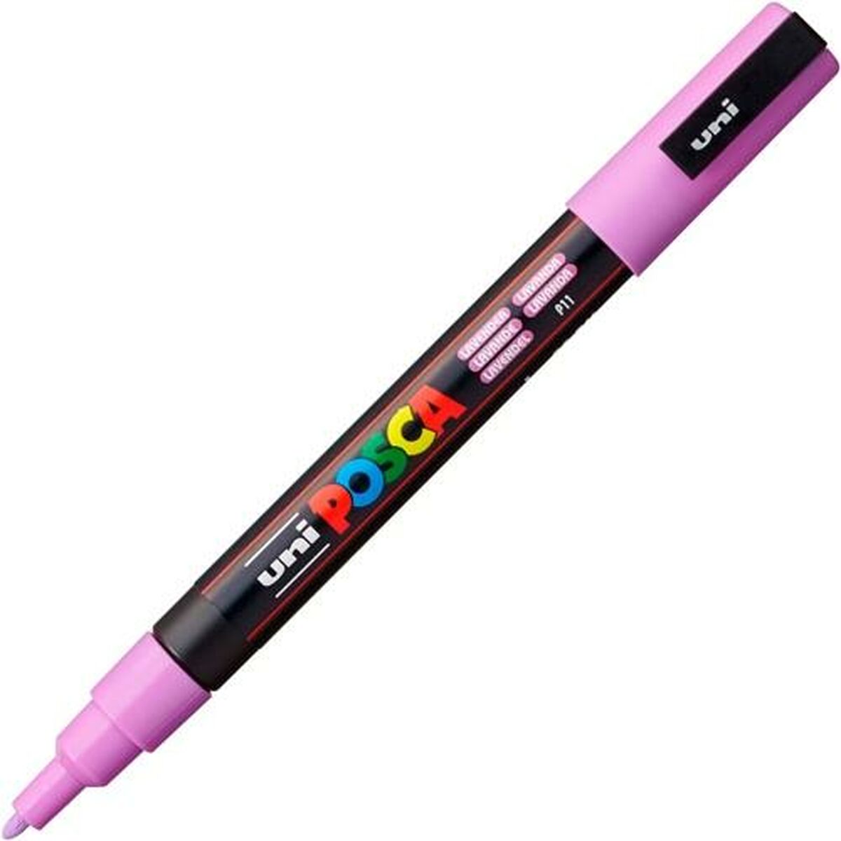 Carioci POSCA Lavandă (6 Unități) - Birou și papetărie, Pixuri, creioane și articole de scris
