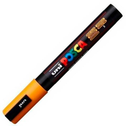 Carioci POSCA PC-5M Portocaliu (6 Unități) - Birou și papetărie, Pixuri, creioane și articole de scris