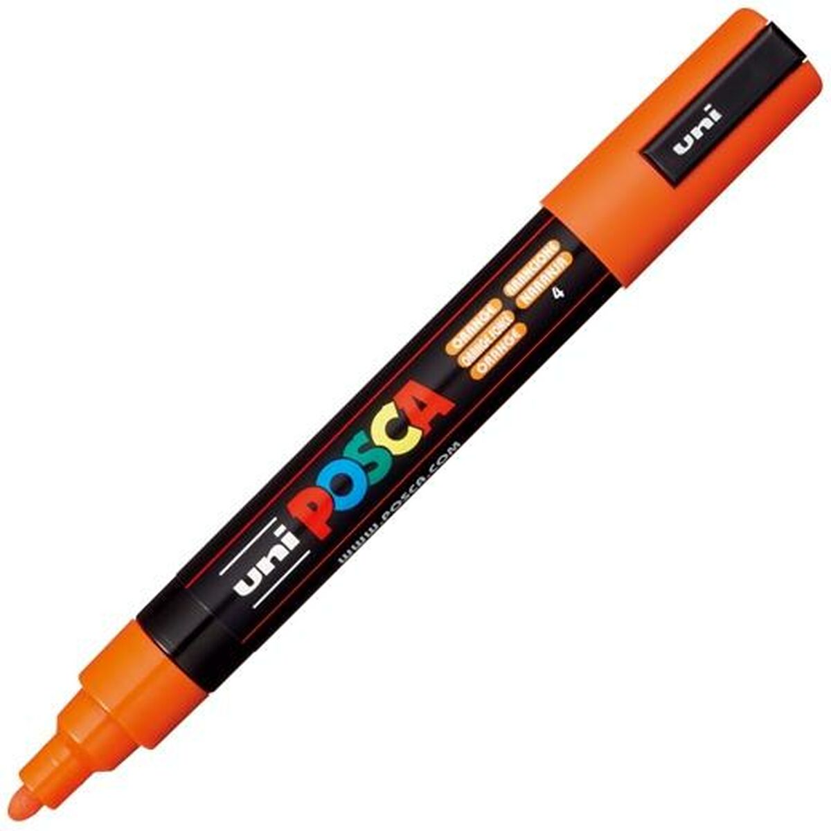 Carioci POSCA PC-5M Portocaliu (6 Unități) - Birou și papetărie, Pixuri, creioane și articole de scris
