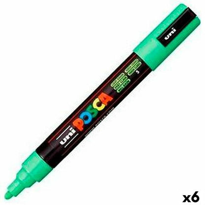 Cariocă POSCA PC-5M Verde deschis (6 Unități) - Birou și papetărie, Pixuri, creioane și articole de scris