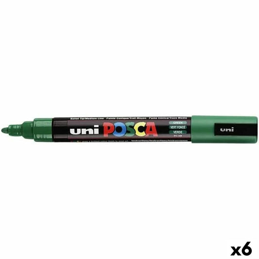 Carioci POSCA PC-5M Verde (6 Unități) - Birou și papetărie, Pixuri, creioane și articole de scris
