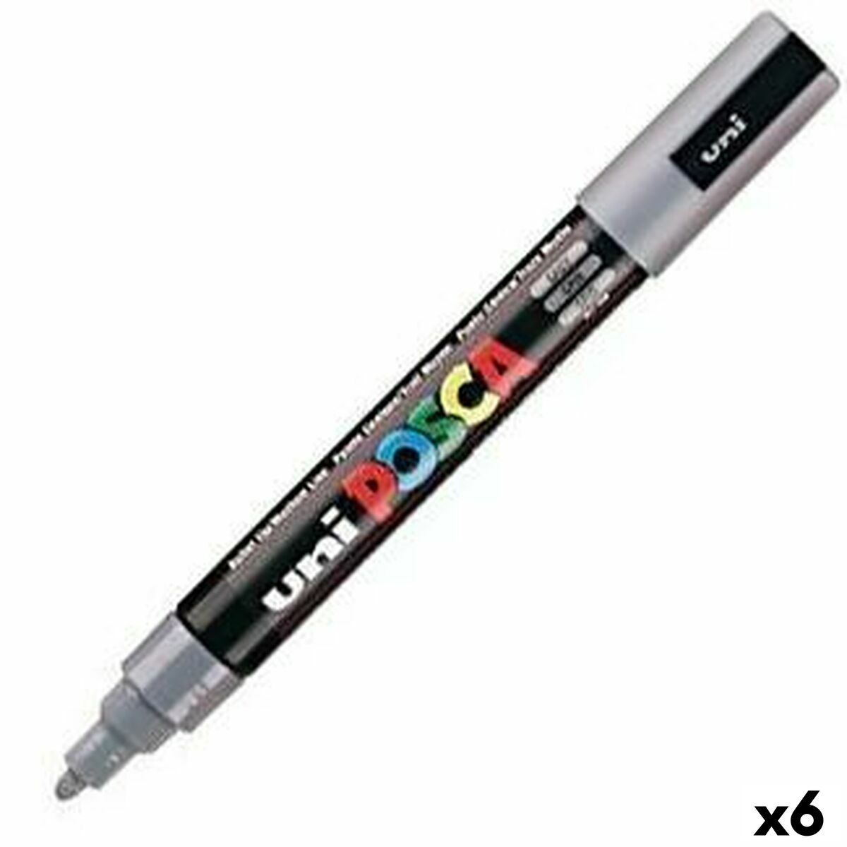 Carioci POSCA PC-5M Gri - Birou și papetărie, Pixuri, creioane și articole de scris