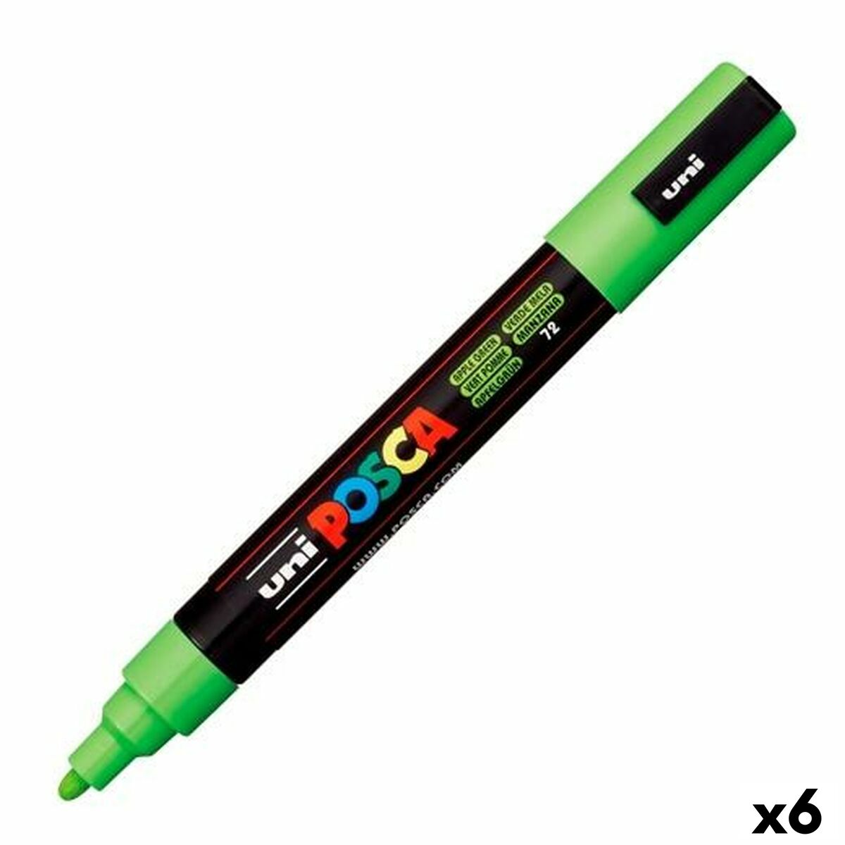 Carioci POSCA PC-5M (6 Piese) (6 Unități) - Birou și papetărie, Pixuri, creioane și articole de scris