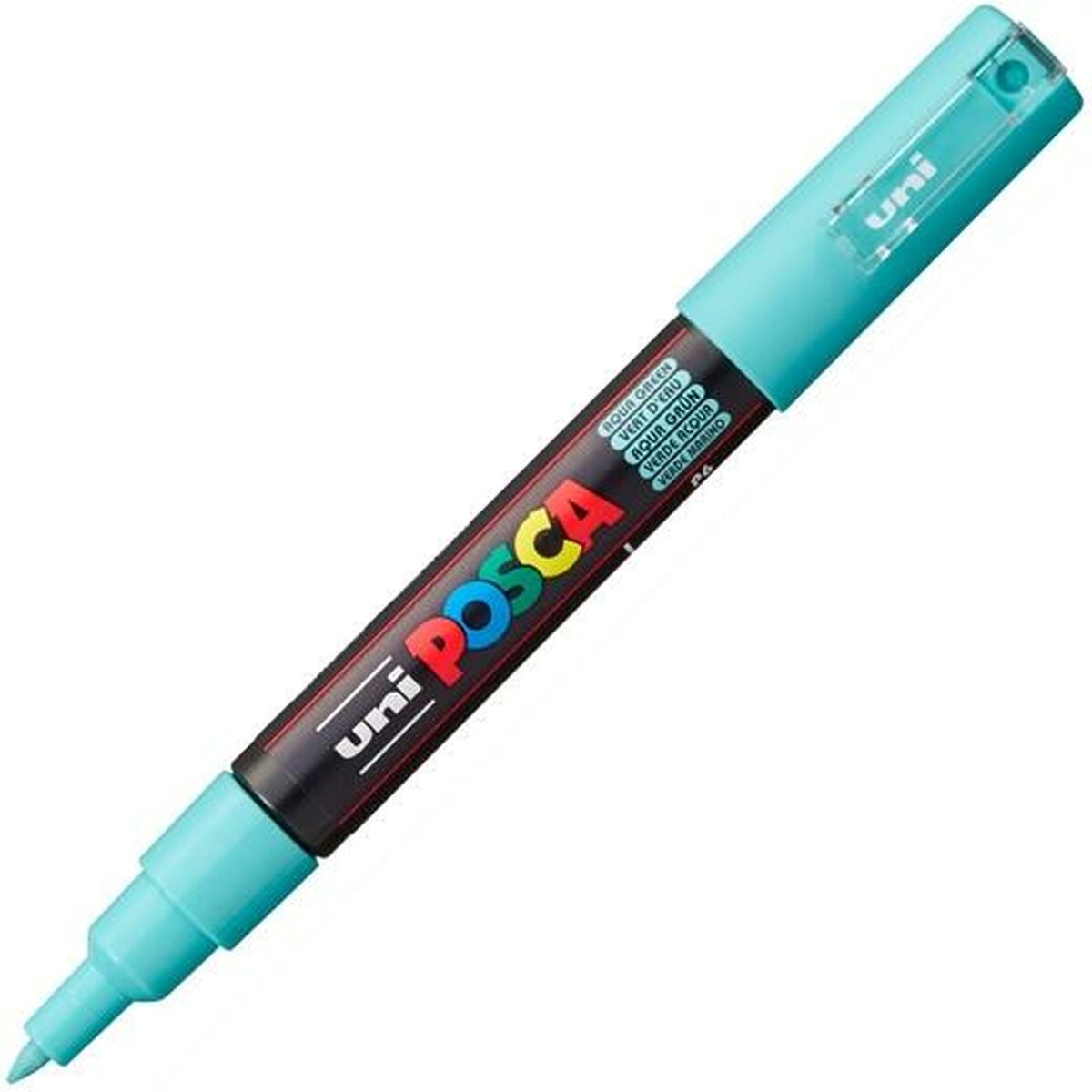 Marcaj de vopsea acrilică POSCA PC-1M Acvamarin 0,7 mm (6 Unități) - Birou și papetărie, Pixuri, creioane și articole de scris
