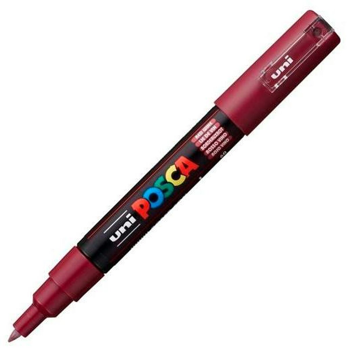 Cariocă POSCA PC-1M Roșu Bordo (6 Unități) - Birou și papetărie, Pixuri, creioane și articole de scris