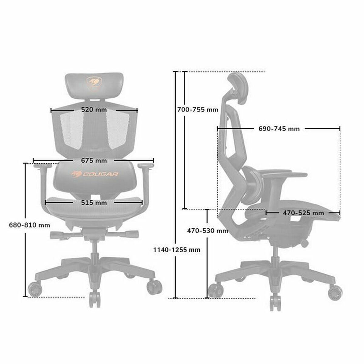 Scaun Gaming Cougar Argo One Negru - Acasă și bucătărie, Mobilă